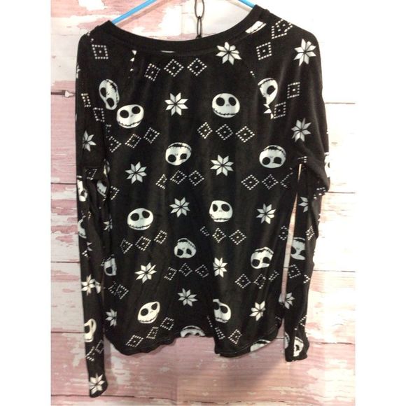 Vintage Disney Sleep Top Nightmare Before Christmas Size L Junior Women’s - Picture 7 of 13